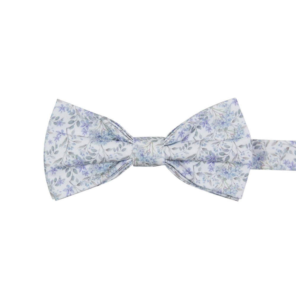 Instastuff Blue Floral Print Bow Tie