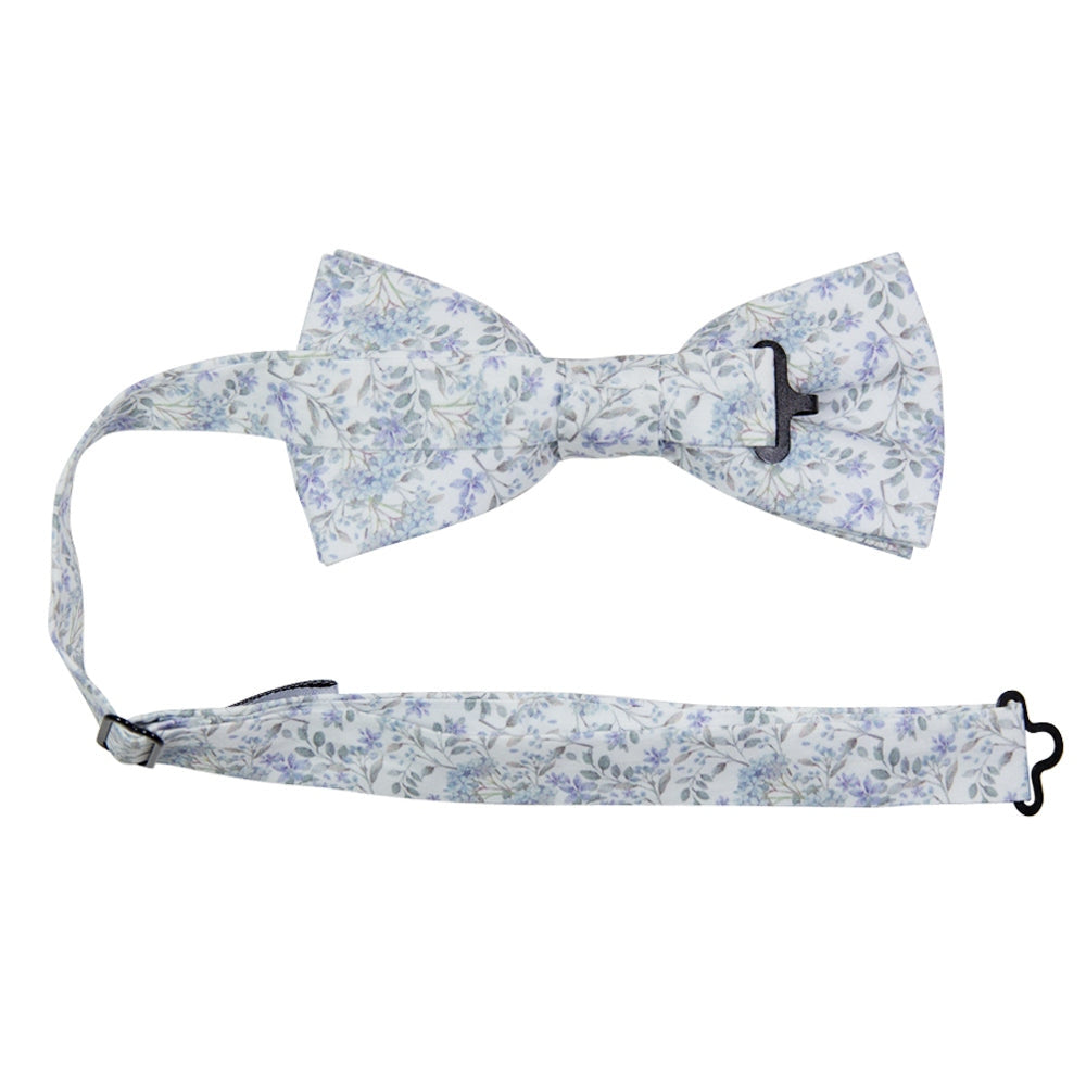 Instastuff Blue Floral Print Bow Tie