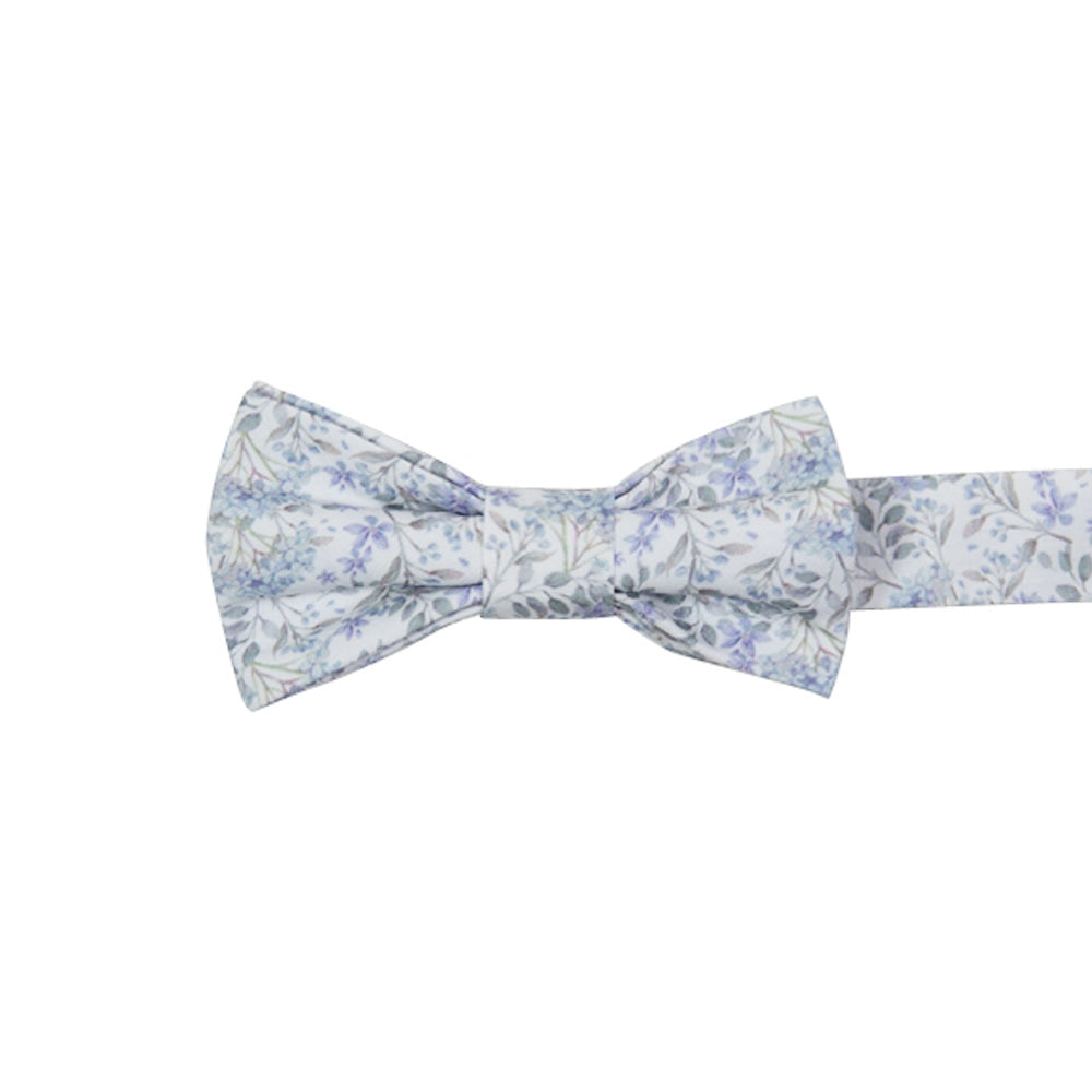 Instastuff Blue Floral Print Bow Tie