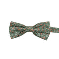 Instastuff Sage Green Floral Print Bow Tie