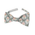 instastuff Vintage Floral Sage Green Pre-Tied Bow Tie